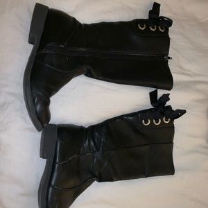 Girls Black Boots